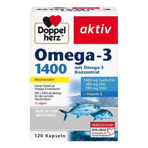 Doppelherz – Omega-3 1.400 Kapseln Mineralstoffe