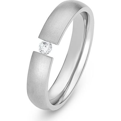 FAVS - Freundschaftsring Edelstahl Ringe 1 ct Damen