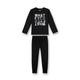 Sanetta Jungen-Schlafanzug lang Schwarz | Hochwertiger und bequemer Schlafanzug aus Baumwolle für Jungen. Pyjamaset für Jungen 152