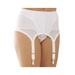 Plus Size Women's 6-Strap Garter Belt by Rago in White (Size 3X)