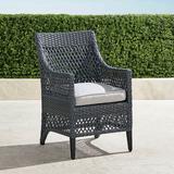 Graham Dining Arm Chair with Cushions - Performance Rumor Midnight - Frontgate