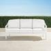 Avery Sofa with Cushions in White Finish - Performance Rumor Snow - Frontgate