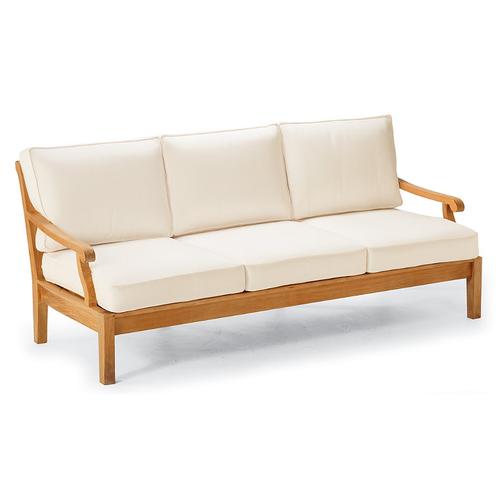 Cassara Seating Replacement Cushions - Sofa, Sunbrella Rain, Rain Resort Stripe Sand - Frontgate