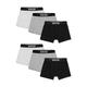 Snocks Mens Boxers Black Size XL Boxer Shorts Men White Mens Underwear Multipack Men's Boxer Shorts Trunks Briefs Gifts for Men Present