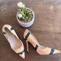 Kate Spade Shoes | Kate Spade Larisa Snakeskin Heel | Color: Blue | Size: 5