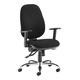 DAMS Sundry Jota ergo 24hr ergonomic asynchro task chair - black (Black)