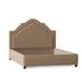 My Chic Nest Sheila Upholstery Low Profile Standard Bed Upholstered in Brown | 55 H x 77 W x 90 D in | Wayfair