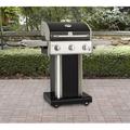 Kenmore 3 - Burner Compact Liquid Propane Gas Grill w/ Foldable Side Tables Cast Iron/Steel in Black | 51.1 H x 45 W x 24.1 D in | Wayfair