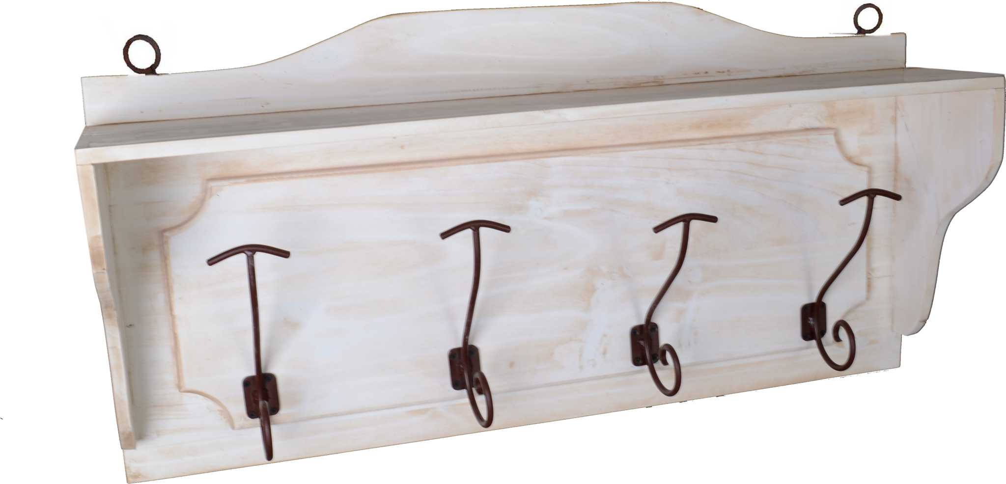 MiaMöbel Mexico Kleiderhalter 100cm Massivholz Pinie Landhaus Mexiko Möbel Mexikanisch