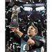 Nick Foles Philadelphia Eagles Unsigned Super Bowl LII Vince Lombardi Trophy Celebration Photograph