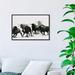 Art Remedy Animals Buffalo in the Wild Farm - Graphic Art Print Canvas in Brown/Gray/White | 10 H x 15 W x 1.5 D in | Wayfair 35804_15x10_CANV_BFL