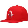 Men's Mitchell & Ness Red Houston Rockets Team Ground Snapback Hat