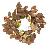 Vickerman 640586 - 32" Mocha Magnolia Leaf Wreath (RL192732) Cream Colored Christmas Wreath