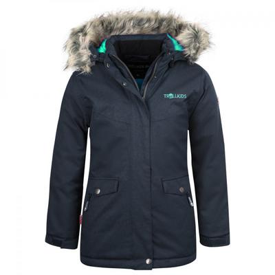 Trollkids - Girl's Oslo Coat XT - Mantel Gr 140 blau