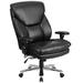Flash Furniture Elisse 24/7 Intensive Use Big & Tall High Back Executive Office Chair Upholstered/Metal in Black | 48 H x 32.75 W x 34 D in | Wayfair