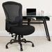 Inbox Zero Oliverson Task Chair Upholstered/Mesh/Metal in Black | 49 H x 30 W x 27 D in | Wayfair 4EF0CFDB4D224592B56C3DD1A4EE7210