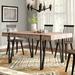 17 Stories Salemburg 35.4" Dining Table Wood/Metal in Gray | 29.5 H x 59.1 W x 35.4 D in | Wayfair UNRS5346 44404385