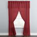 Wide Width BH Studio Sheer Voile 5-Pc. One-Rod Curtain Set by BH Studio in Burgundy (Size 60" W 84" L) Window Curtain