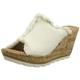Minnetonka Damen York/Natural Canvas Fabric Sandale, 42 EU