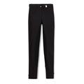 HKM Unisex Kinder Reithose -Basic Belmtex Grip- 3/4 Besatz-damen Hose, Schwarz/Schwarz, 170 EU