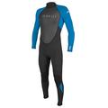 O'Neill Herren Reactor-2 3/2mm Back Zip Full Neoprenanzug, Black/Ocean, M