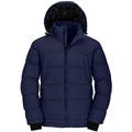 Wantdo Men's Hooded Winter Warm Jacket Water Resistant Outdoor Jacket Quilted Cotton Padding Coat Windproof Outerwear Jackets Navy M
