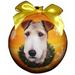 E&S Imports Wire Fox Terrier Ball Ornament Plastic in Orange/Yellow | 3 H x 3 W x 3 D in | Wayfair CBO-56