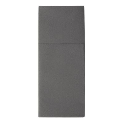 Papstar Bestecktaschen 40 x 48 cm »Airlaid Premium« 1/8 Falz, 100 Stück grau, 40 cm
