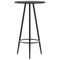 vidaXL Bar Table Black 60x107.5 cm MDF