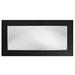 Everly Quinn Hendrickson Rectangular Wall Mirror, Resin in Black | 60 H x 30 W x 1 D in | Wayfair E373366303134A79B1B9360D6A66367E