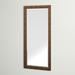 Three Posts™ Colona Rectangle Wood Mirror in Brown | 63.5 H x 30 W x 0.75 D in | Wayfair WLGN6741 34936005