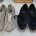 Vans Shoes | 2 Pairs Of Worn Sparkly Vans | Color: Black/Silver | Size: Various