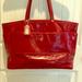 Coach Bags | Coach Ruby Red Leather Tote Bag | Color: Red | Size: 11.5” X 15” X 6”