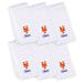 Infant White New York Mets Personalized Burp Cloth 6-Pack