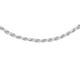 Tuscany Silver Women's Sterling Silver 1.8 mm Diamond Cut Rope Chain Necklace of Length 51 cm/20 Inch