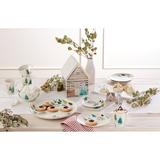 Lenox Balsam Lane Tidbit 6.25" Dessert Plate Porcelain China/Ceramic in Brown/Green/White | Wayfair 890753