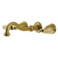 Kingston Brass Whitaker Wall Mounted Bathroom Faucet | 2.56 H in | Wayfair KS3127KL