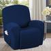 Lark Manor™ Hayneville Anti-Slip High Stretch Box Cushion Recliner Slipcover Polyester in Blue | 37 H x 33 W x 34 D in | Wayfair