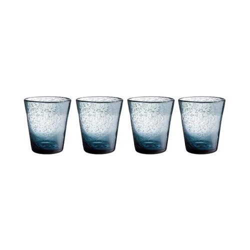 BUTLERS WATER COLOUR 4x Gläser mit Luftblasen 290ml