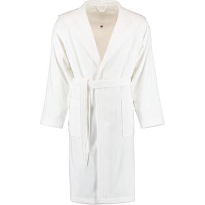Vossen Bademäntel unisex Kurzmantel mit Kapuze Texas weiß - 0300 L Weiss