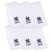 Infant White New York Yankees Personalized Burp Cloth 6-Pack