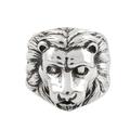 Regal Lion,'Detailed Men's Lion Ring from India'