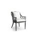 Avery Dining Chair Replacement Cushions - Dining Arm Chair, Custom Sunbrella Rain, Rain Dove Dining Arm Chair - Frontgate