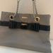 Kate Spade Bags | Kate Spade Gray Satchel With Black Patent Leather | Color: Black/Gray | Size: Os