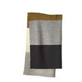 Disana 100% Merino Wool Baby Blanket Knitted Cover Bed Stroller 100x80 cm Newborn 5113 (Gold/Grey)