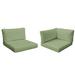 Highland Dunes 5 Piece Indoor/Outdoor Cushion Cover Set Acrylic in Green | Wayfair B41519BCD2F246858661D3F154E263D6
