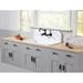 Kingston Brass 36" x 21" Drop-In Kitchen Sink w/ Basket Strainer in White | 18.75 H x 36 W x 21 D in | Wayfair GKTA3620198
