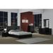 Orren Ellis Toto Platform 4 Piece Bedroom Set Upholstered/Metal in Black | California King | Wayfair 80917107B3B04A9993B66AACEDC49AEA