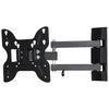 Pyle Flat Panel Triple Arm Articulating Tilt Wall Mount Holds up to 55 lbs, Steel in Black | 9.8 H x 9.8 W in | Wayfair PSW710S