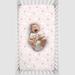 Indigo Safari Sweet Llama & Butterflies Floral Super Soft Fitted Crib Sheet Polyester in Pink | 28 W x 52 D in | Wayfair